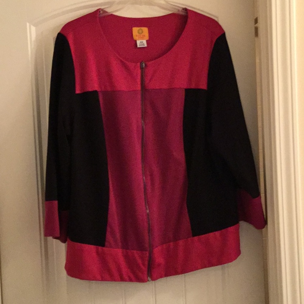 Zipper cardigan